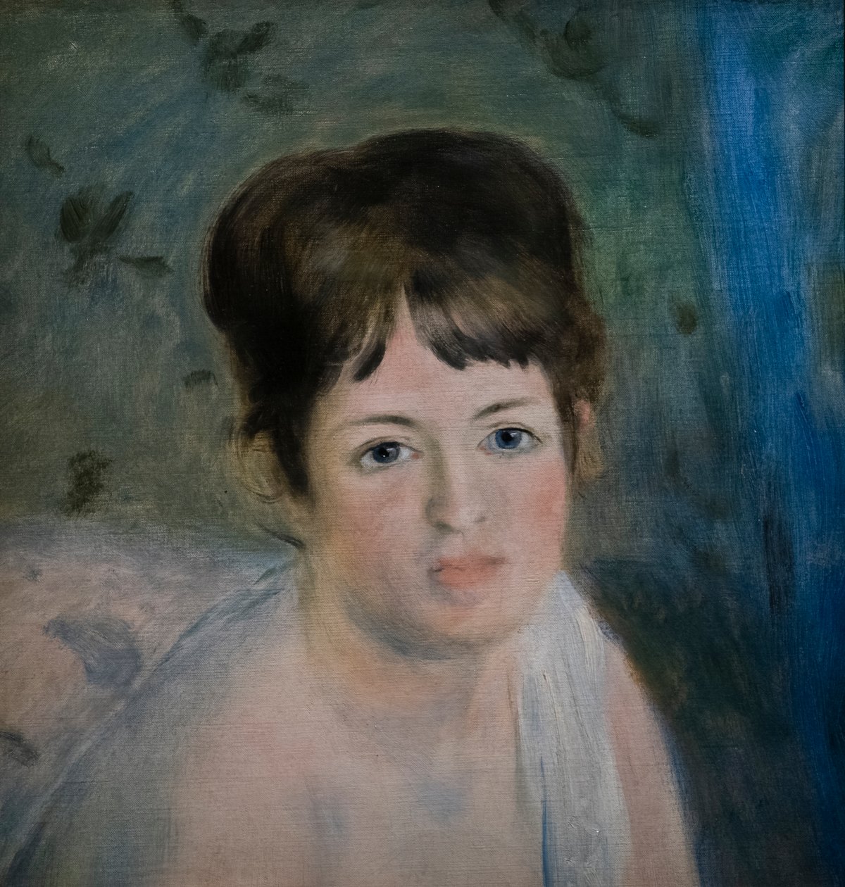 Egy nő feje alkotó: Pierre Auguste Renoir