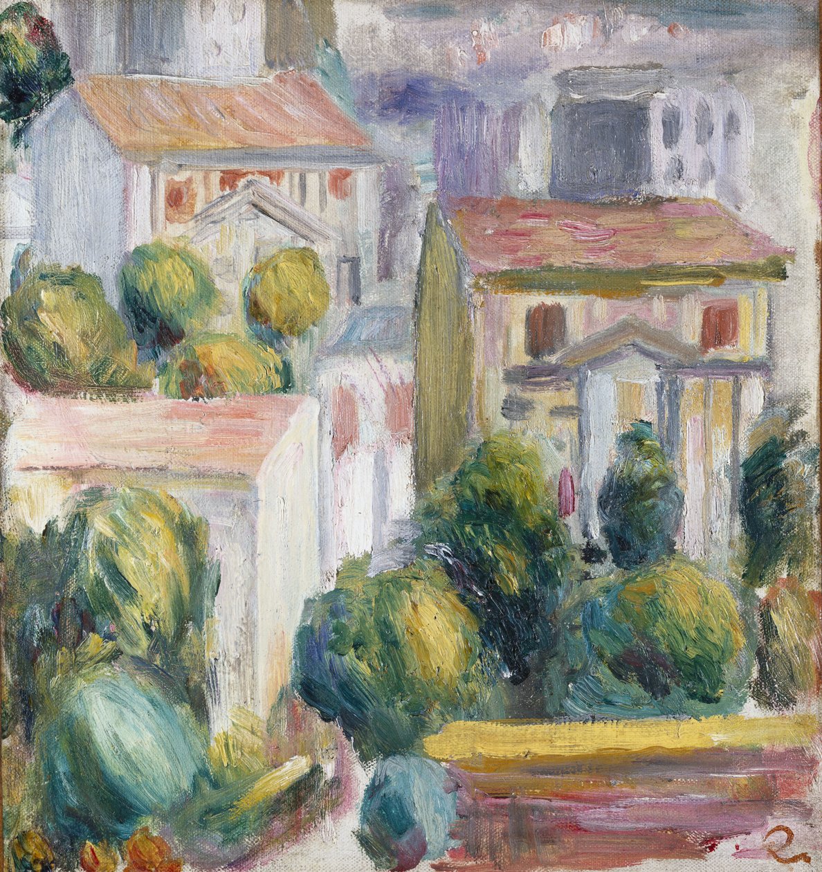 Ház Cagnesben alkotó: Pierre Auguste Renoir