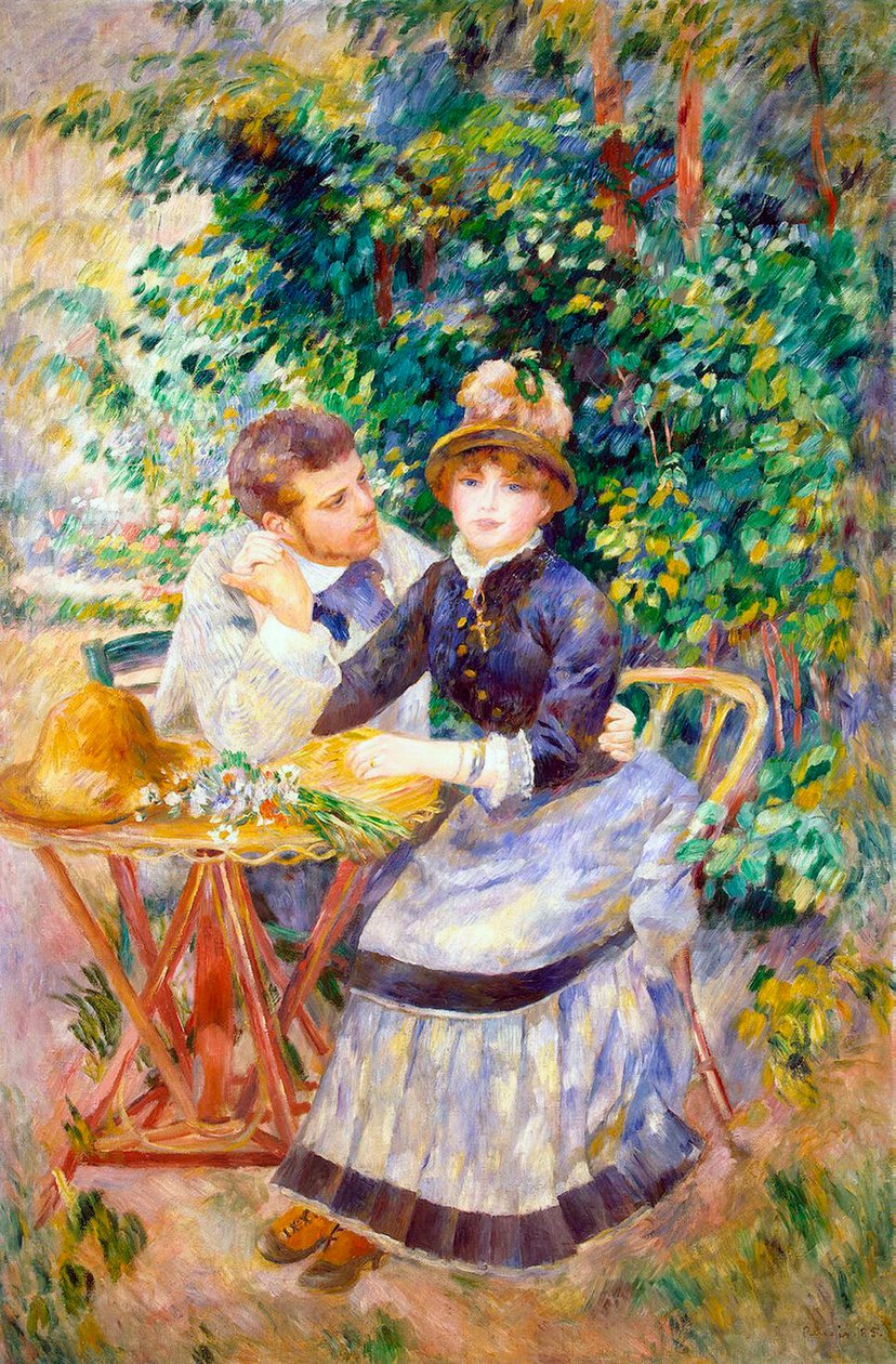 A kertben, 1885. alkotó: Pierre Auguste Renoir