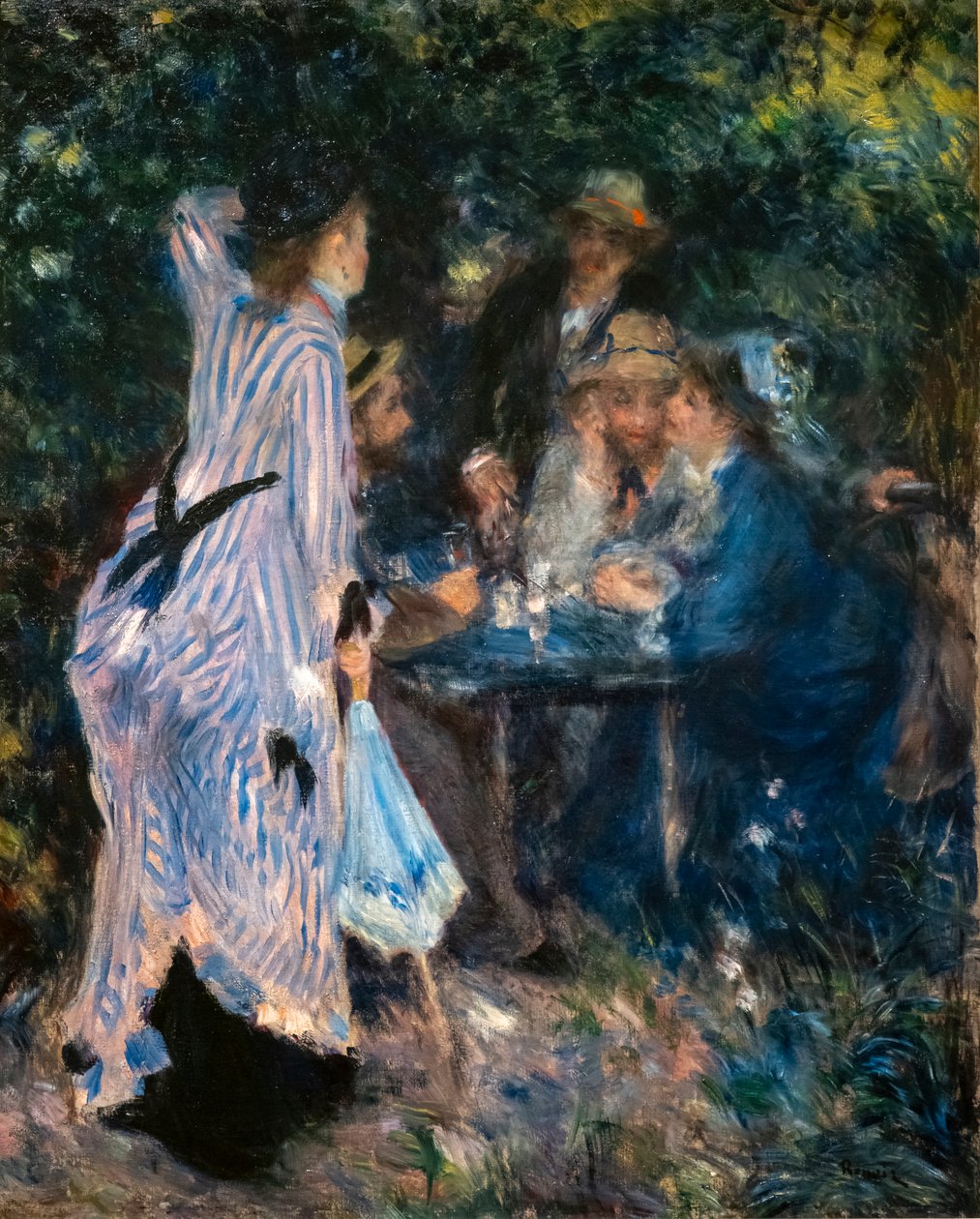 A kertben. Moulin de la Galette fái alatt alkotó: Pierre Auguste Renoir