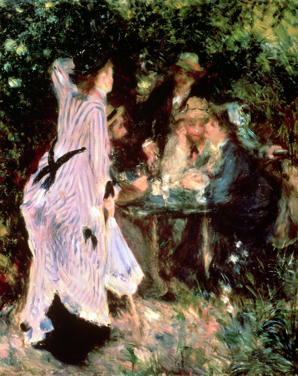 A kertben, vagy a Moulin de la Galette fái alatt alkotó: Pierre Auguste Renoir