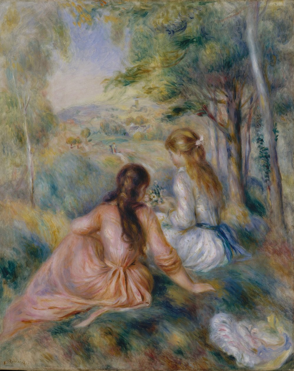A Réten, 1888-92 alkotó: Pierre Auguste Renoir