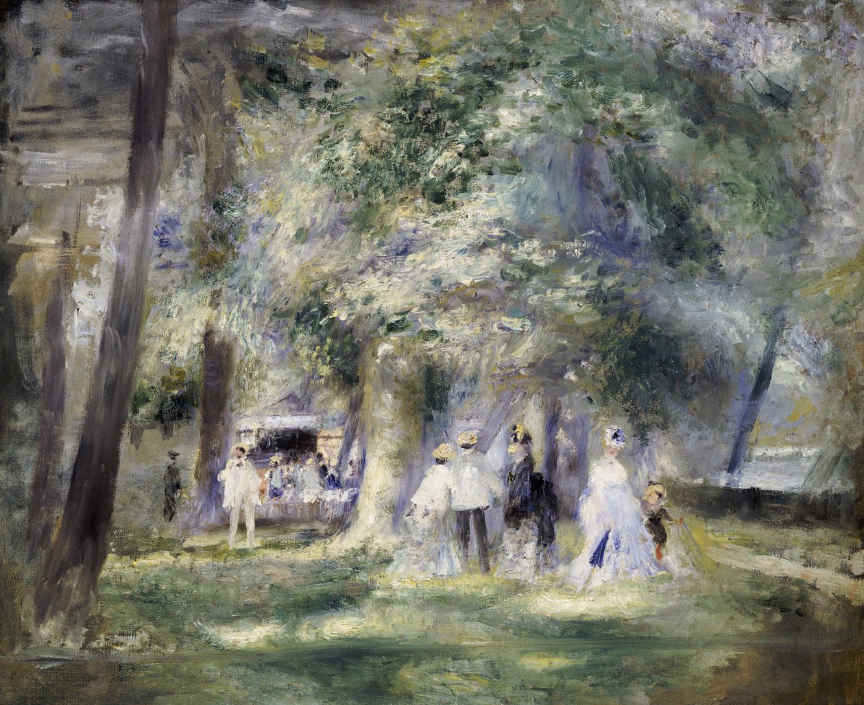 A Saint-Cloud-i parkban, 1866 alkotó: Pierre Auguste Renoir