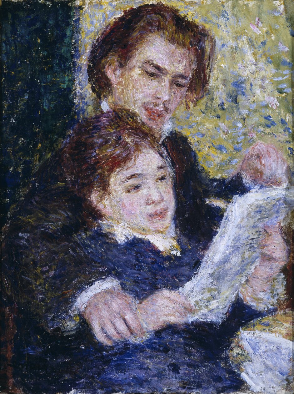 A stúdióban: Georges Riviere és Marguerite Legrand alkotó: Pierre Auguste Renoir