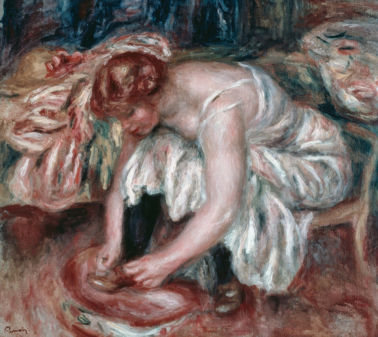 Kert Fontenayban alkotó: Pierre Auguste Renoir