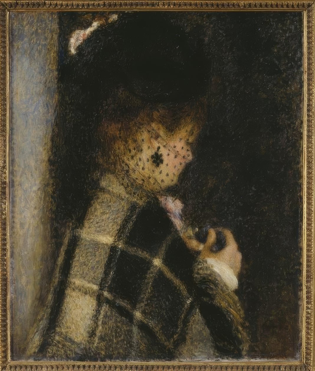 Fiatal nő fátyollal alkotó: Pierre Auguste Renoir