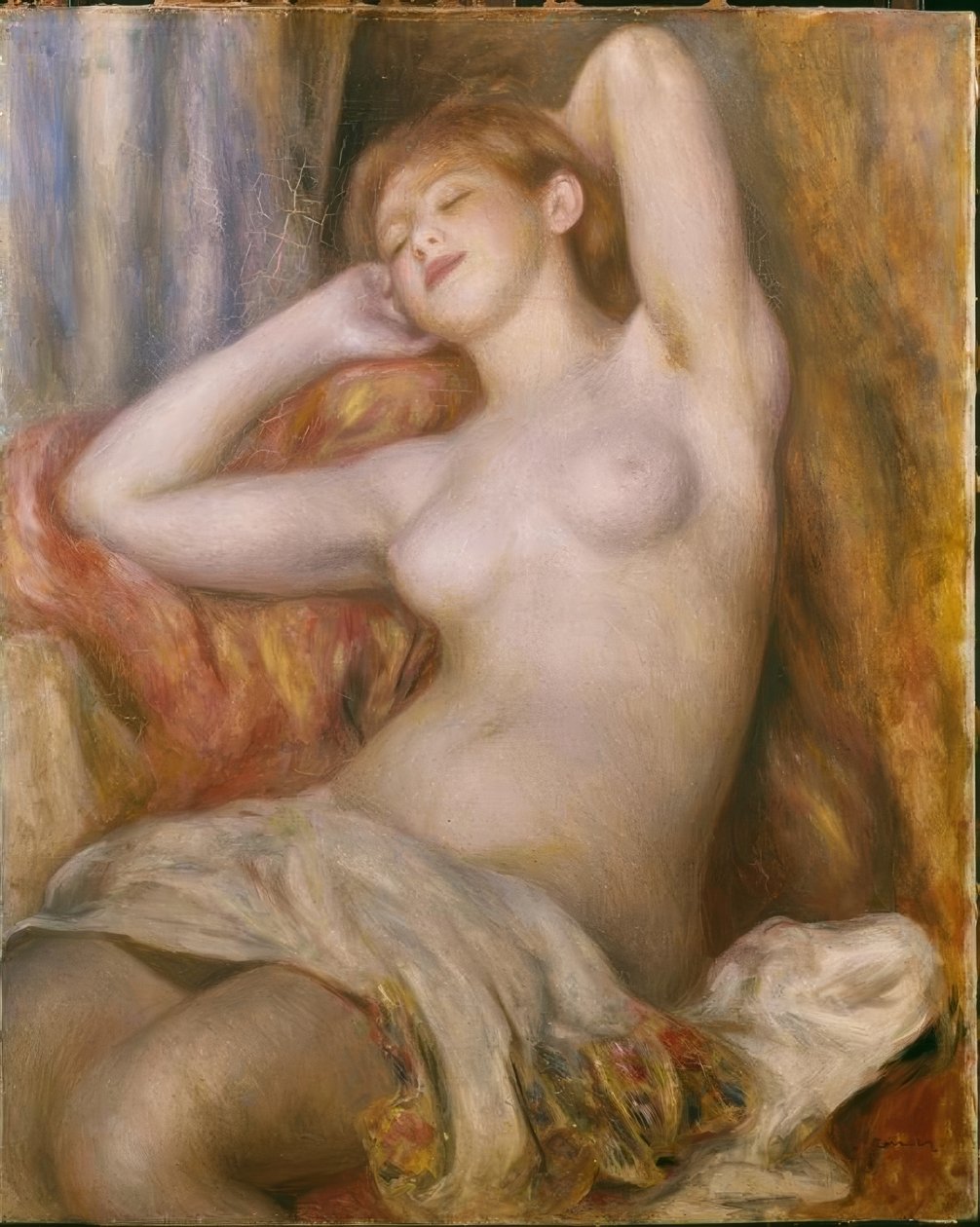A Dormeuse alkotó: Pierre Auguste Renoir
