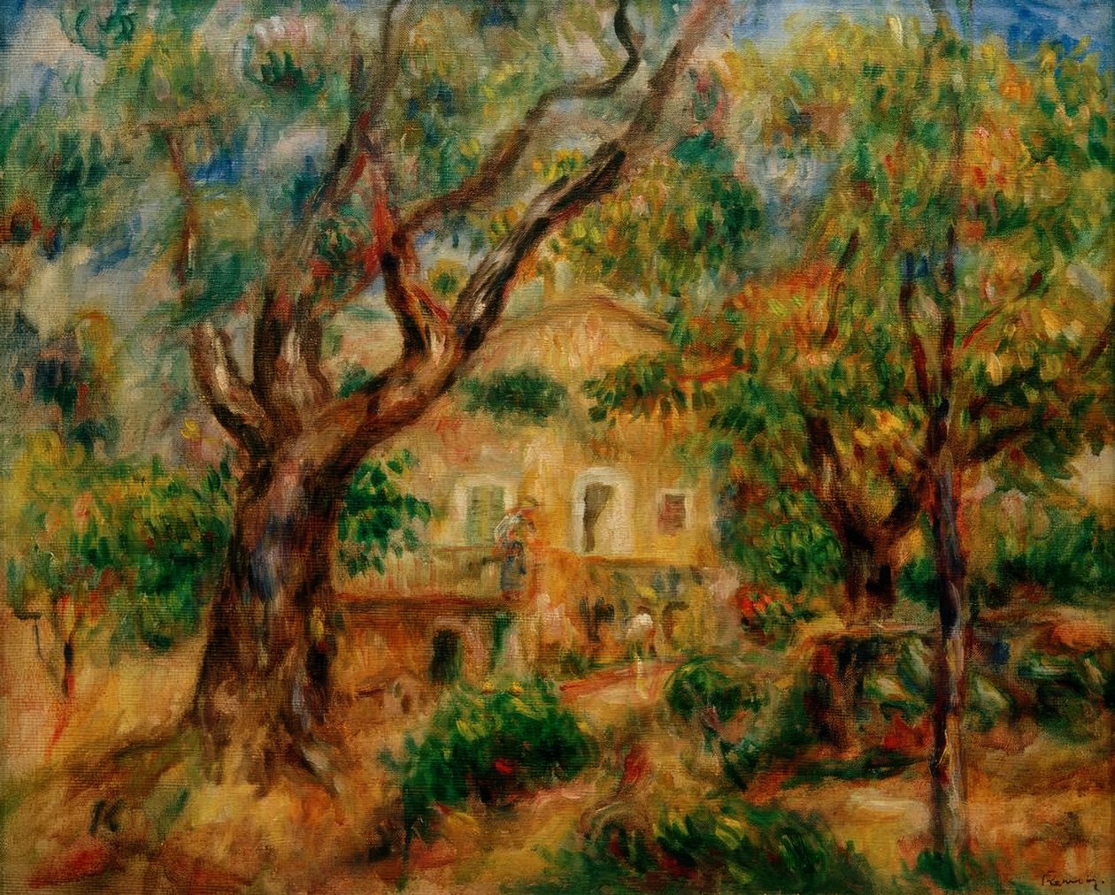 La Ferme aux Collettes alkotó: Pierre Auguste Renoir