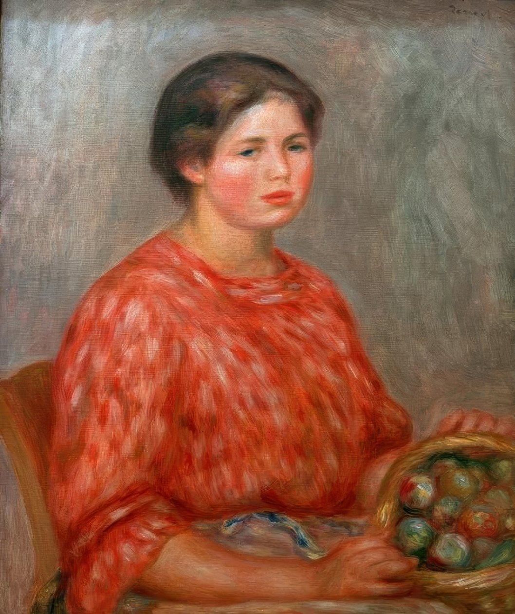 La Fruitiere alkotó: Pierre Auguste Renoir
