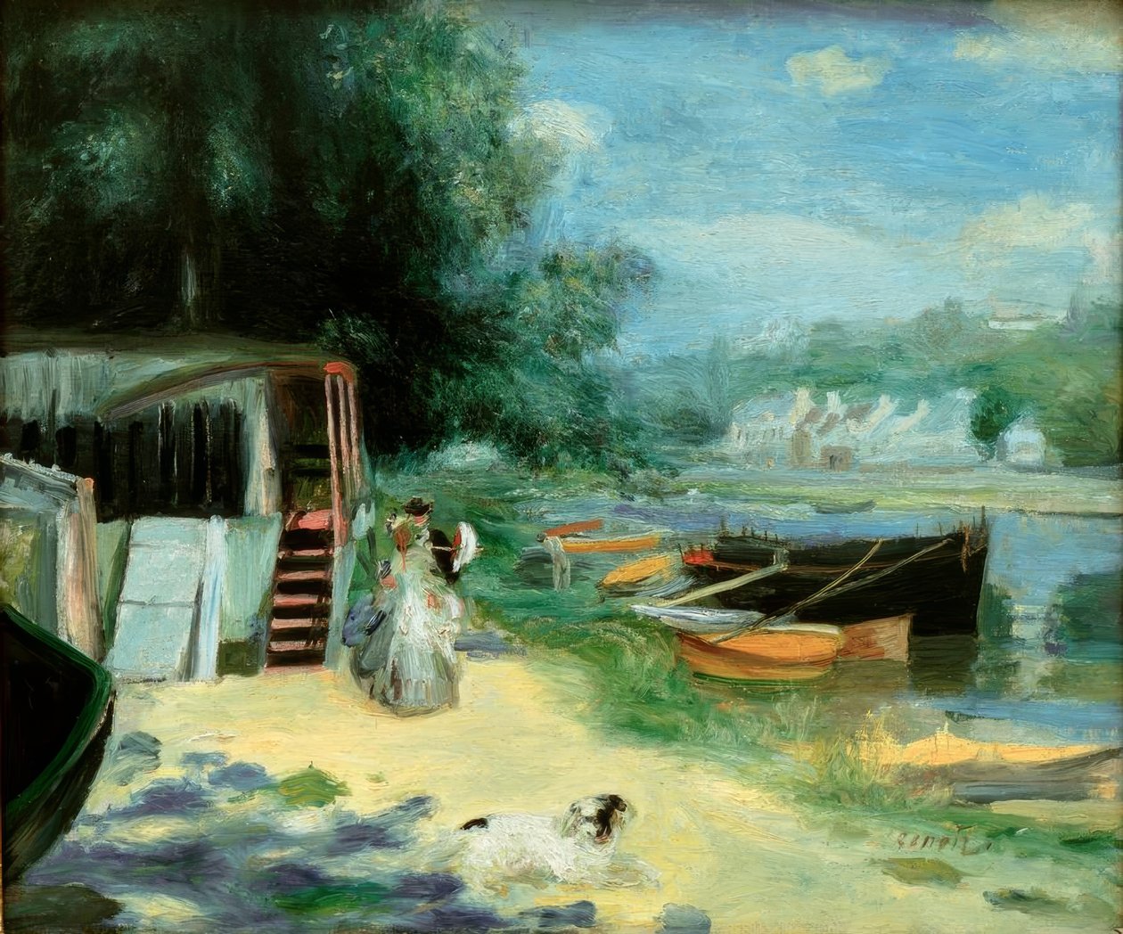 La Grenouillère alkotó: Pierre Auguste Renoir