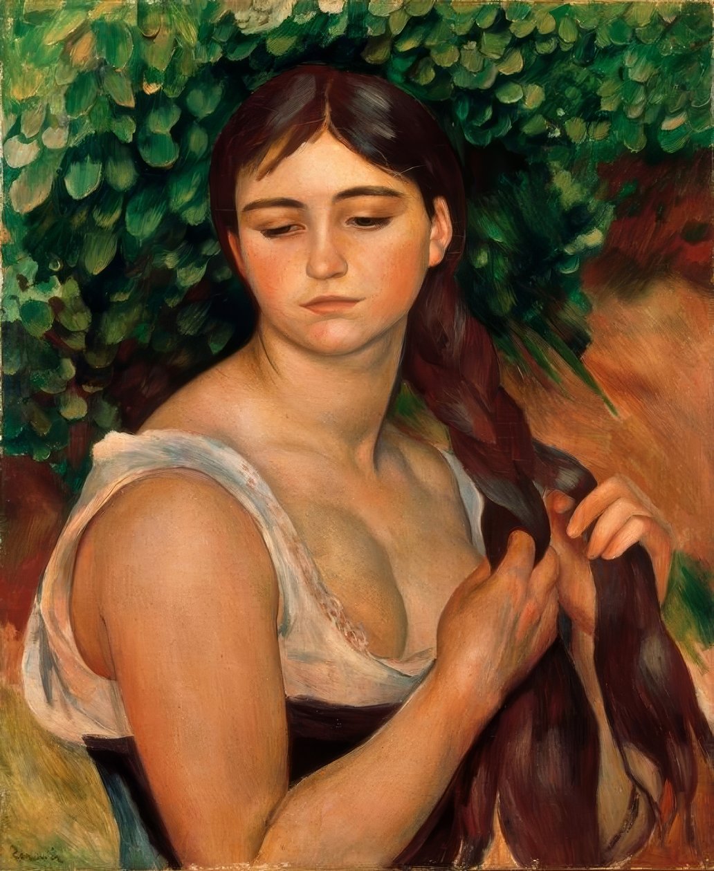 La Natte alkotó: Pierre Auguste Renoir