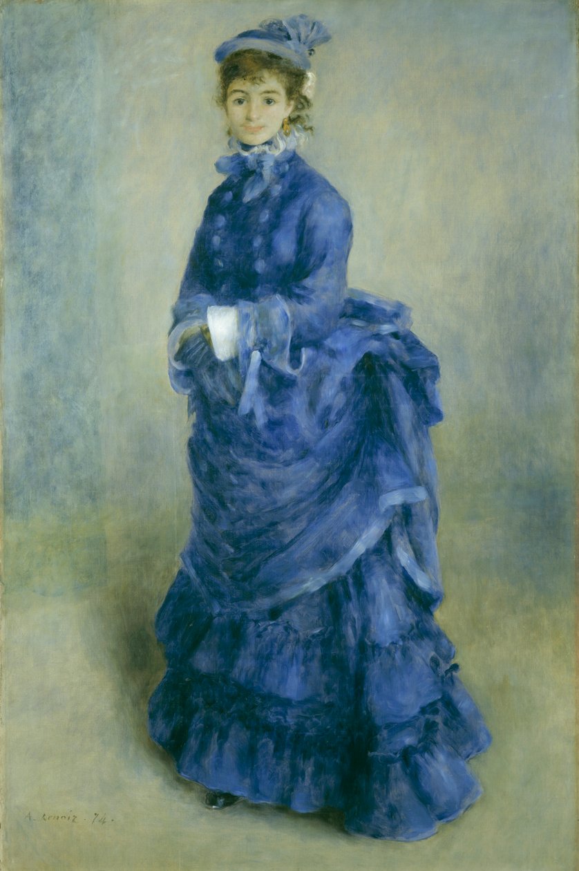 "A párizsi", 1874 alkotó: Pierre Auguste Renoir