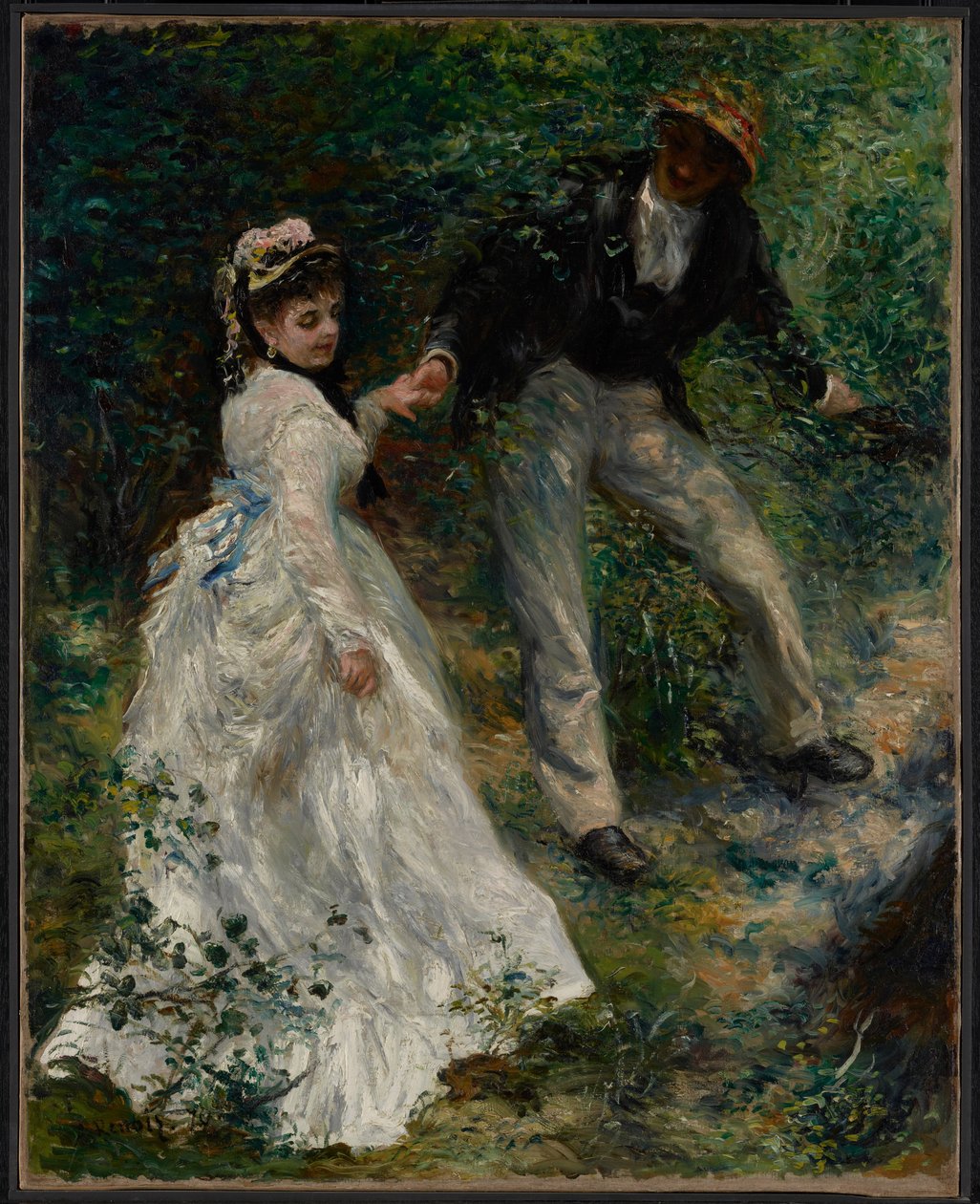 A sétány, 1870 alkotó: Pierre Auguste Renoir