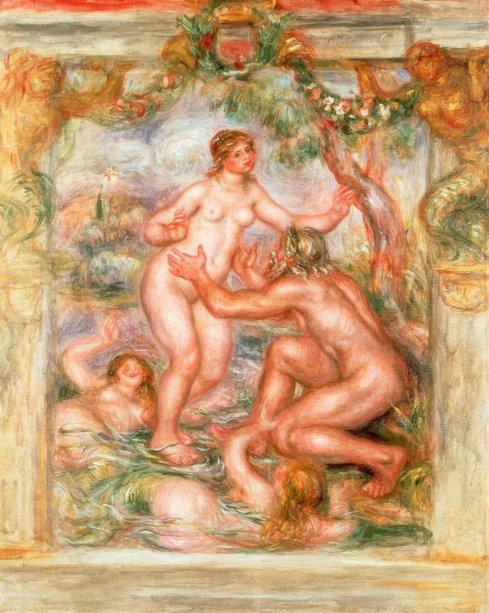 A Saône a Rhône felé halad alkotó: Pierre Auguste Renoir