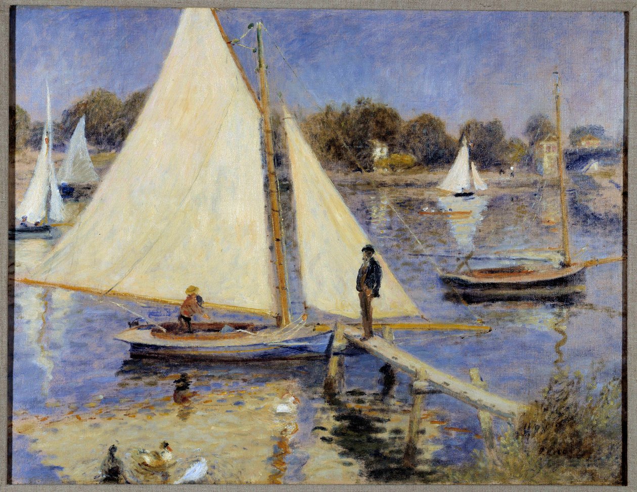A Szajna Argenteuil-ban Pierre Auguste Renoir (1841-1919) festménye 1874 Portland, Művészeti Múzeum alkotó: Pierre Auguste Renoir