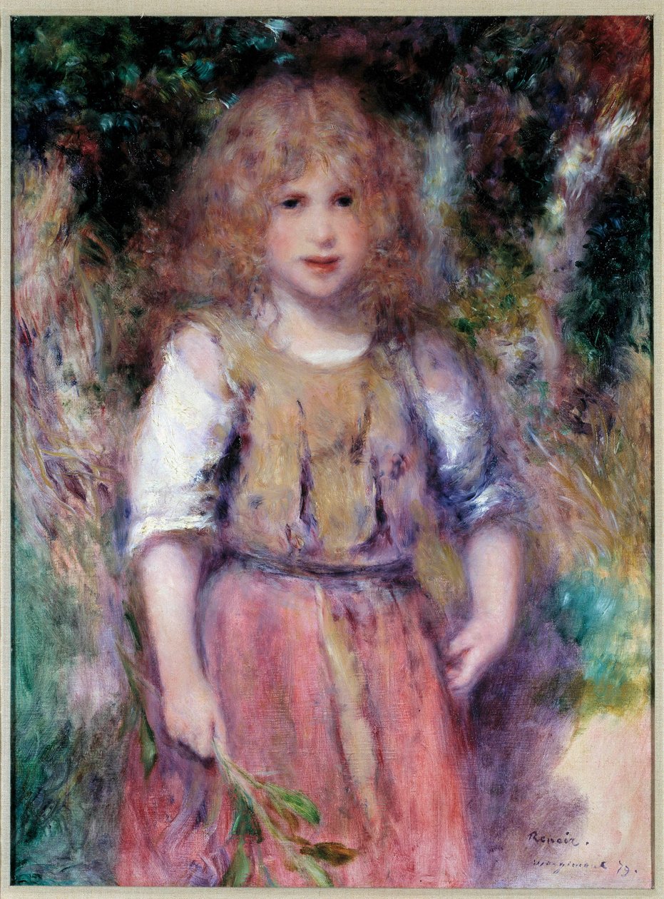 La petite bohemienne Pierre Auguste Renoir (1841-1919) festménye 1879 Magángyűjtemény alkotó: Pierre Auguste Renoir