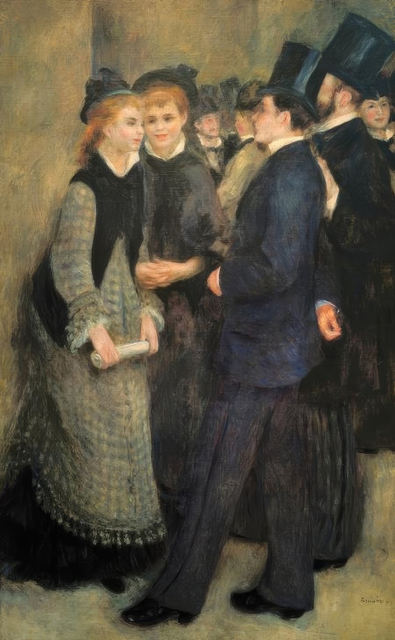 Elhagyja a Konzervatóriumot alkotó: Pierre Auguste Renoir