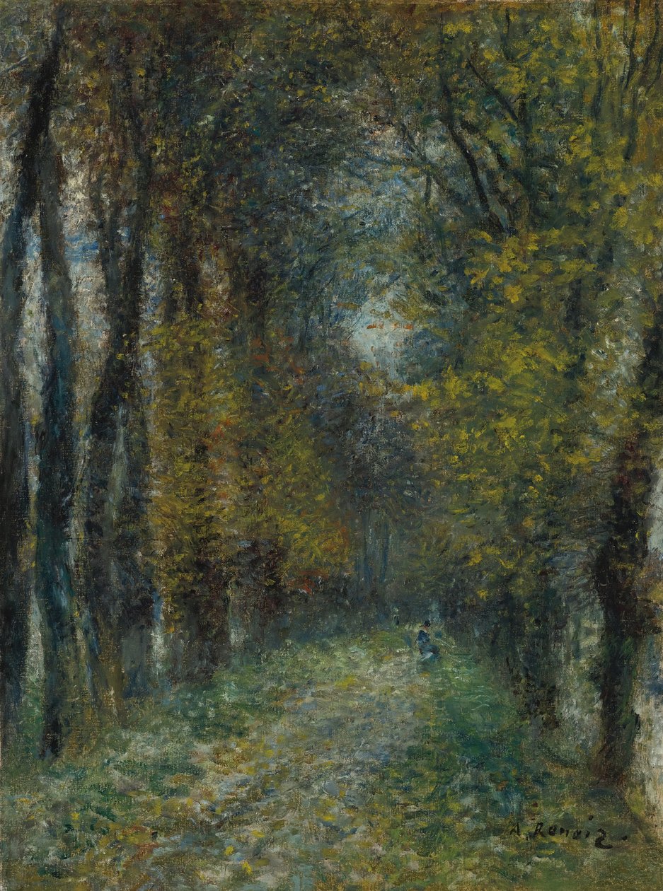 Fedett sétány, 1872 alkotó: Pierre Auguste Renoir