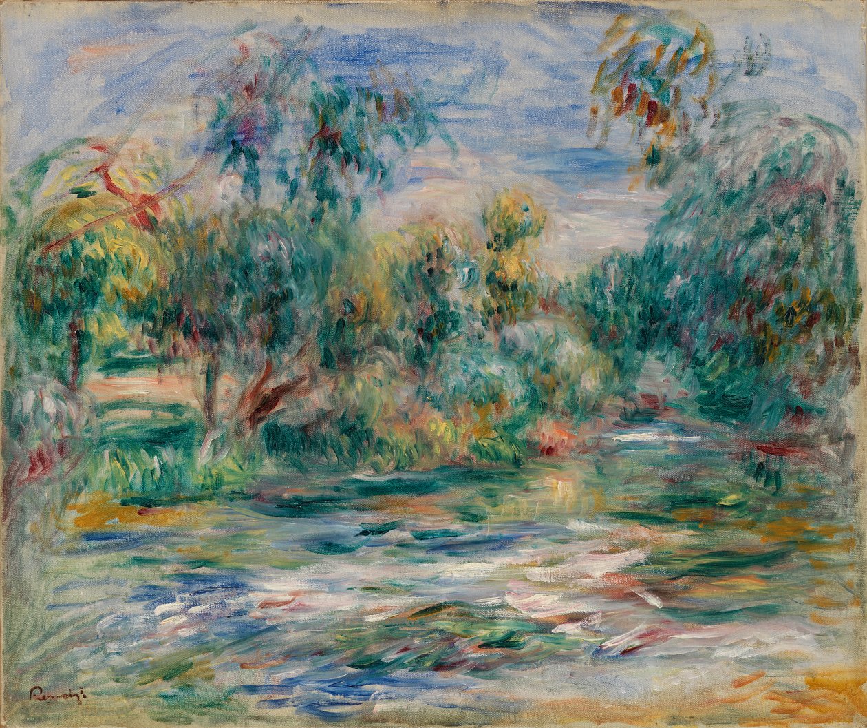 Tájkép alkotó: Pierre Auguste Renoir