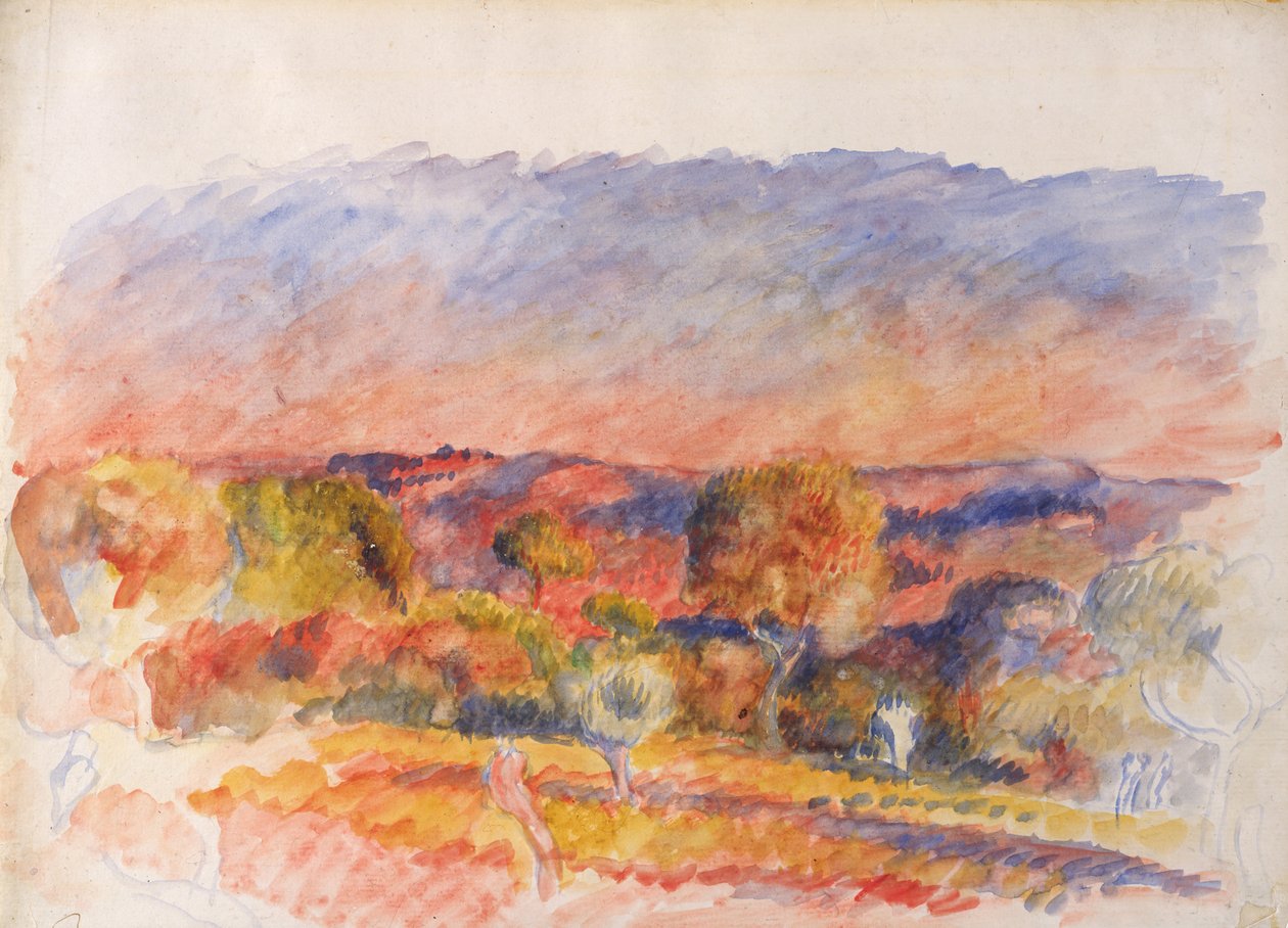 Táj, 1889. alkotó: Pierre Auguste Renoir