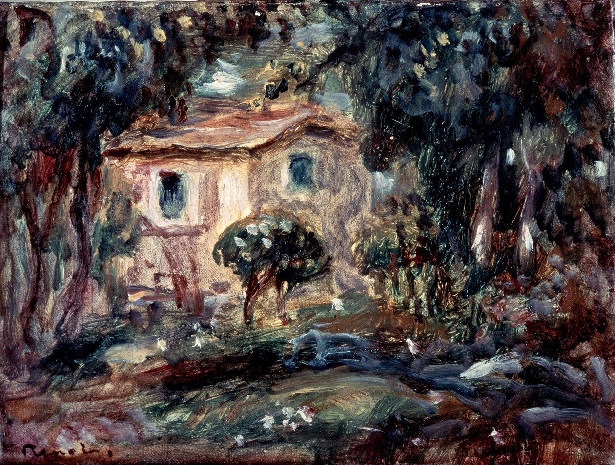 Tájkép. Le Cannet, 1902. alkotó: Pierre Auguste Renoir