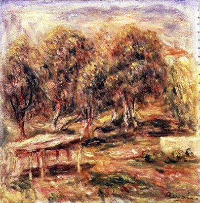 Midi tájkép (olaj, vászon) alkotó: Pierre Auguste Renoir