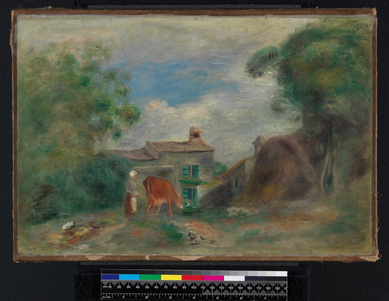 Táj alakokkal, 1919 előtt alkotó: Pierre Auguste Renoir