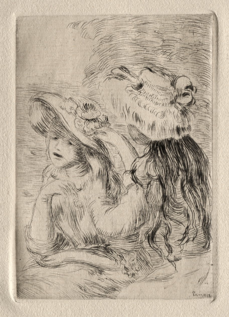 Le Chapeau epinglé (metszet) alkotó: Pierre Auguste Renoir