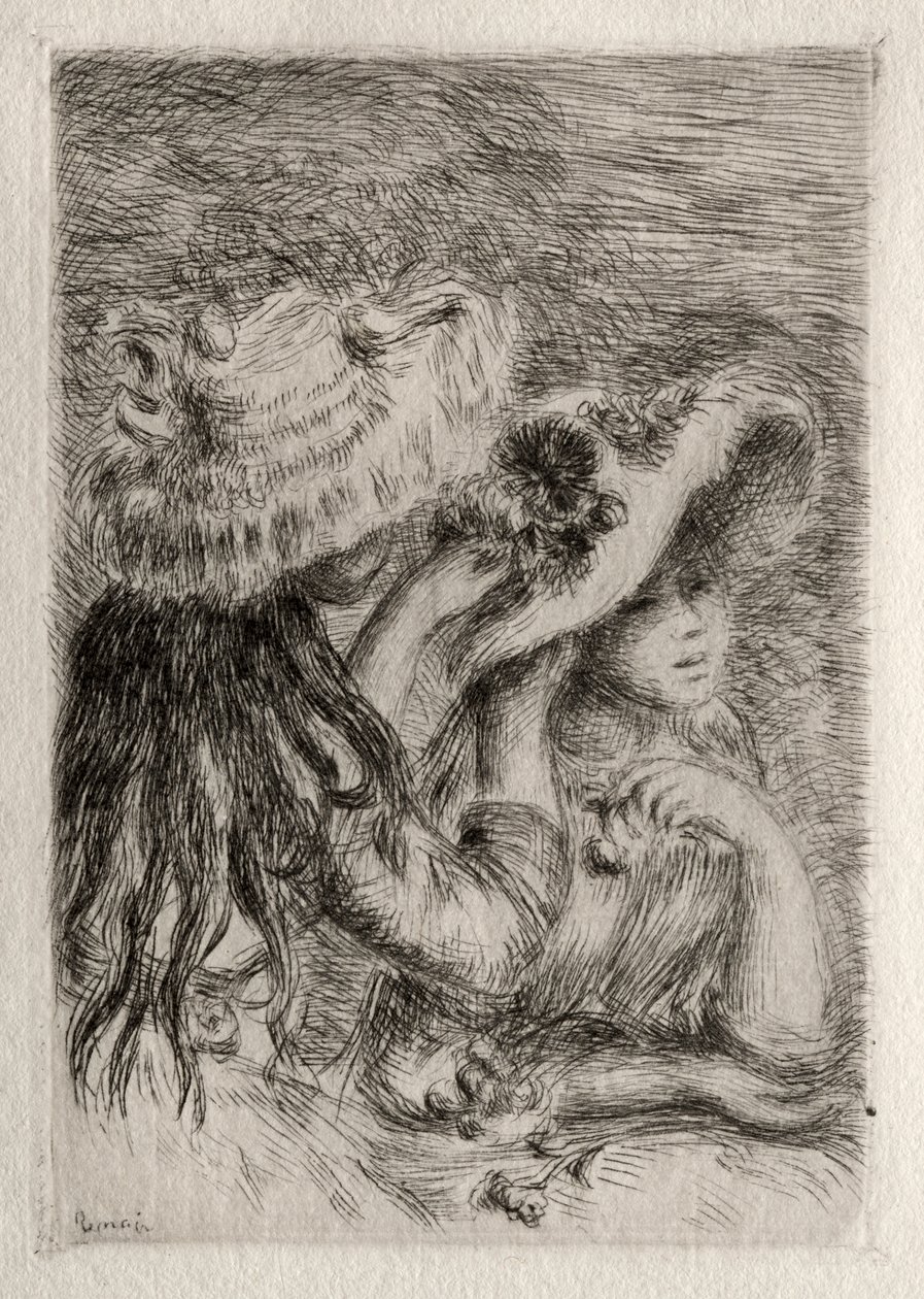 A feltűzött kalap alkotó: Pierre Auguste Renoir
