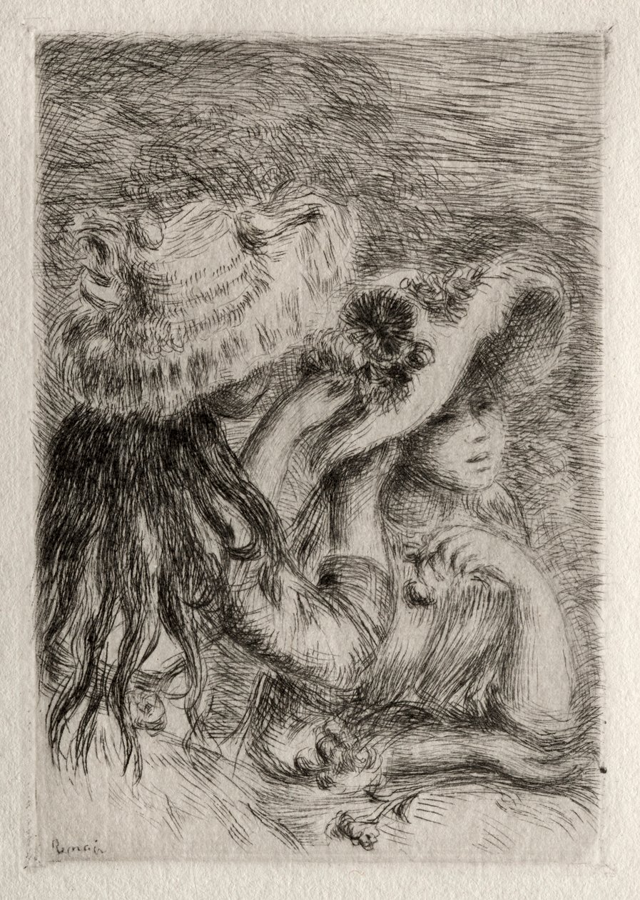 A feltűzött kalap, 1894. alkotó: Pierre Auguste Renoir