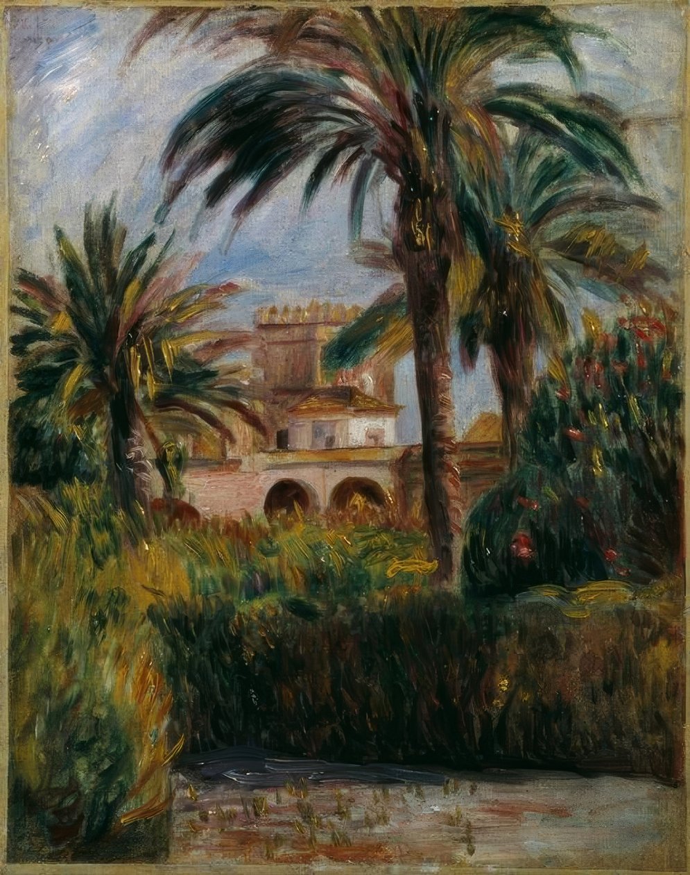 Az esszékert Algírban alkotó: Pierre Auguste Renoir