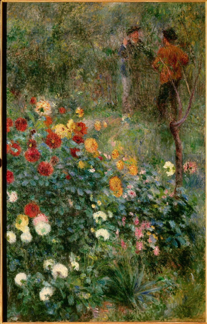 Le jardin rue Cortot a Montmartre Pierre Auguste Renoir (1841-1919) festménye, 1876 Pittsburgh. Művészeti Intézet alkotó: Pierre Auguste Renoir