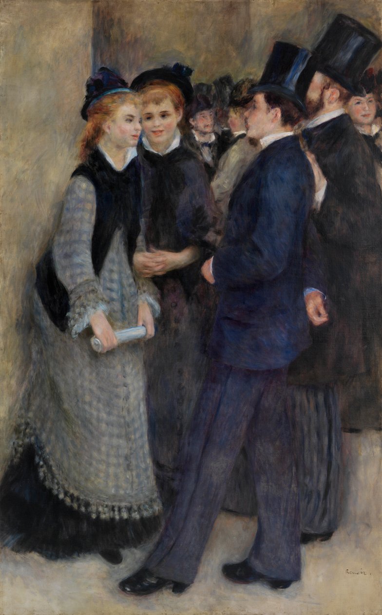 Kilép a Konzervatóriumból alkotó: Pierre Auguste Renoir