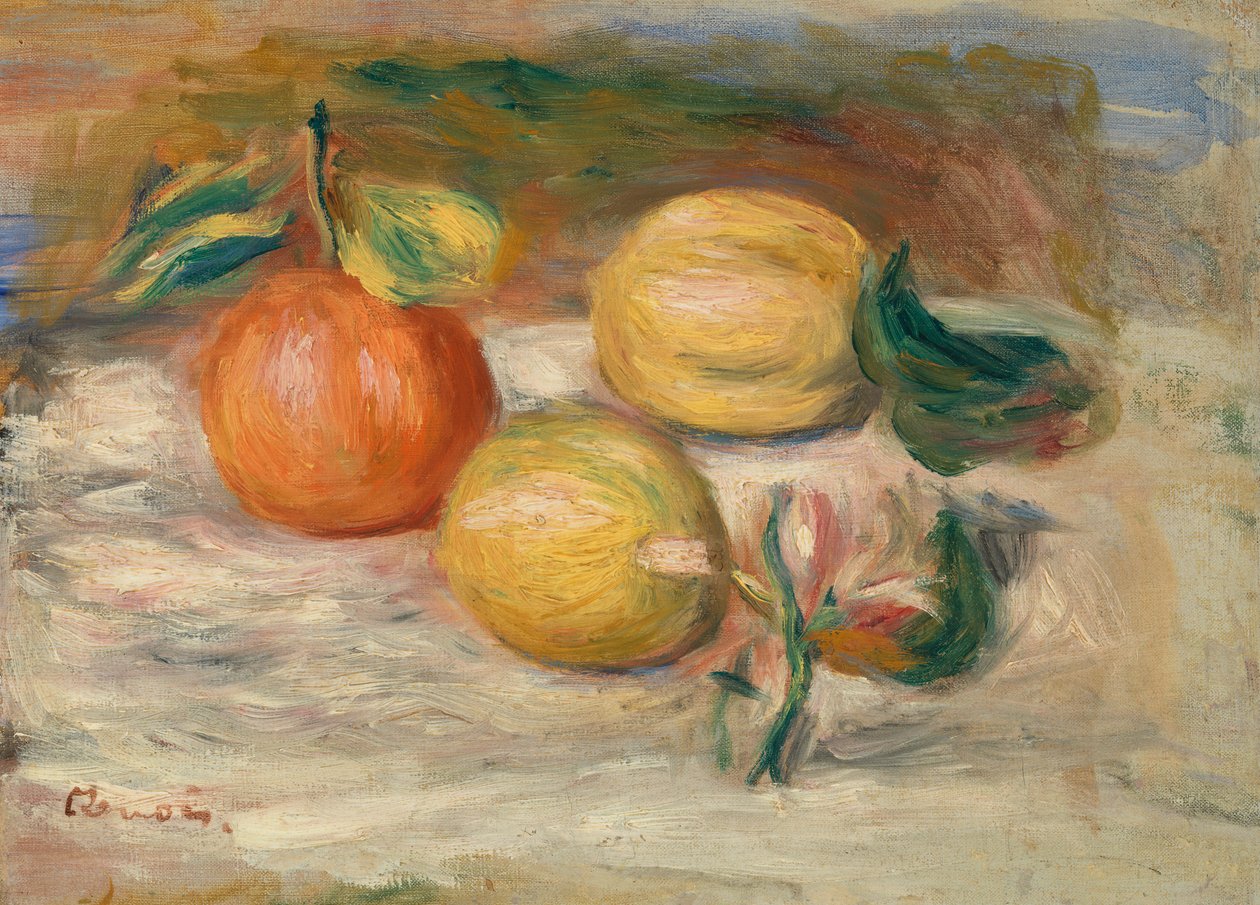 Citrom és narancs alkotó: Pierre Auguste Renoir