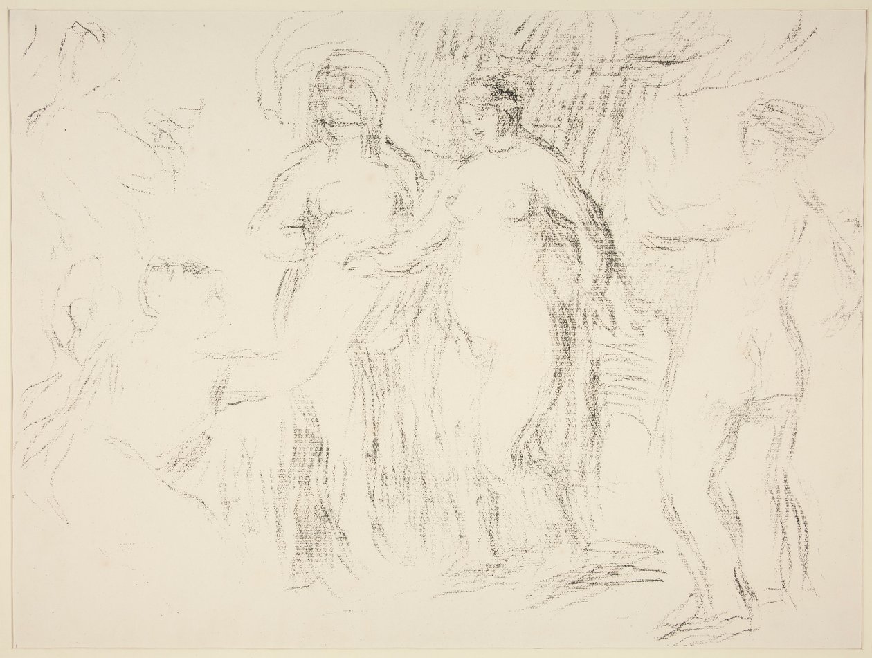 A fürdőzők alkotó: Pierre Auguste Renoir