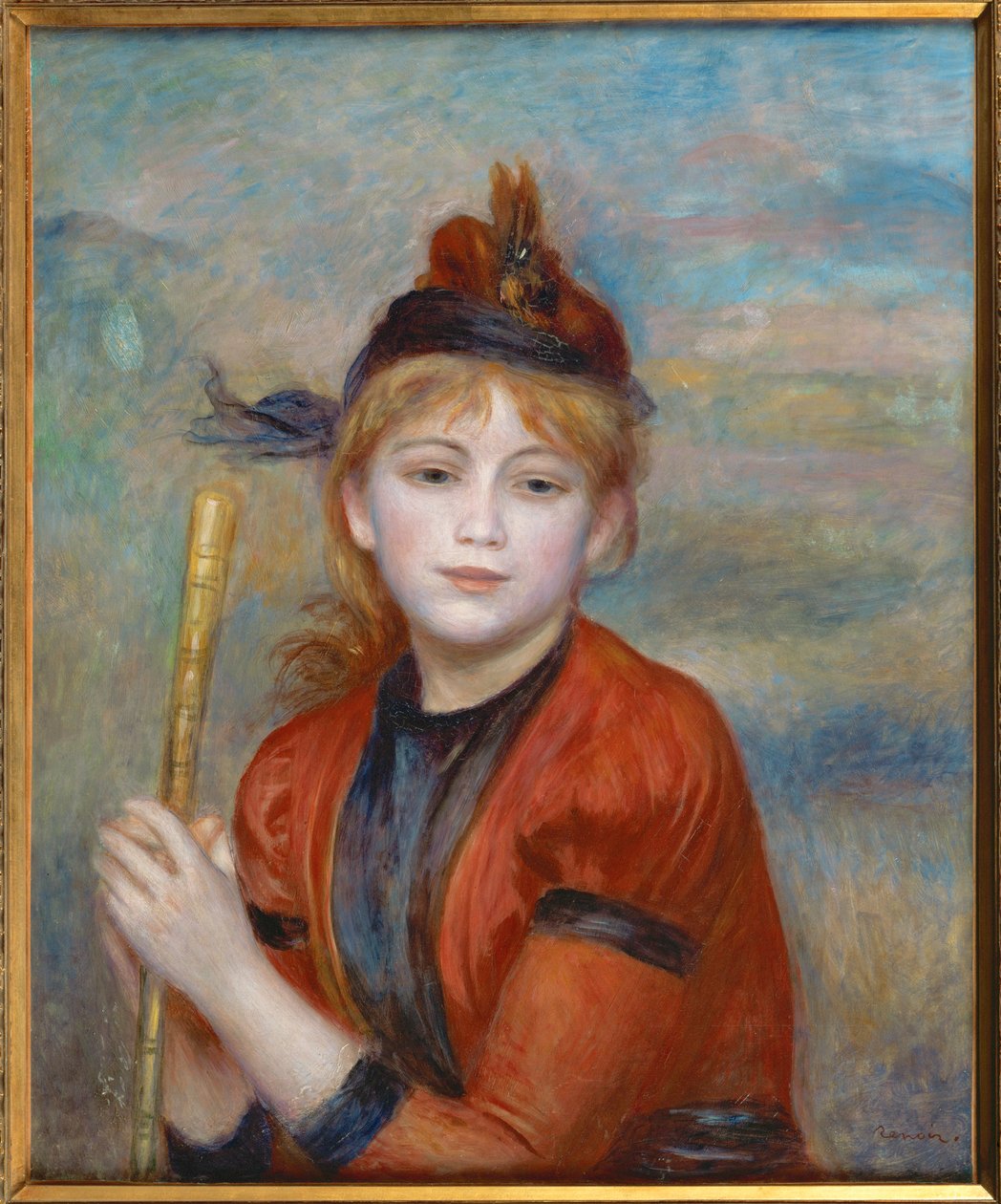 A kiránduló (olaj, vászon) alkotó: Pierre Auguste Renoir