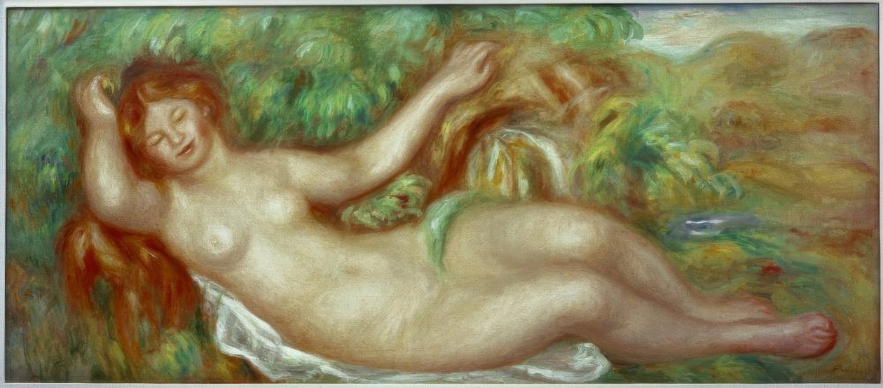 Fekvő akt (A forrás) alkotó: Pierre Auguste Renoir