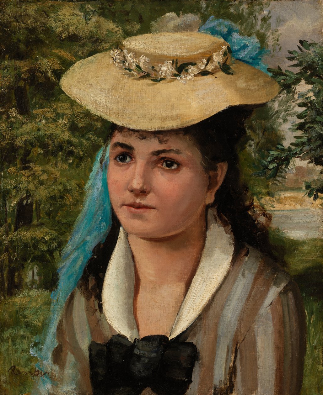 Lise szalmakalapban alkotó: Pierre Auguste Renoir