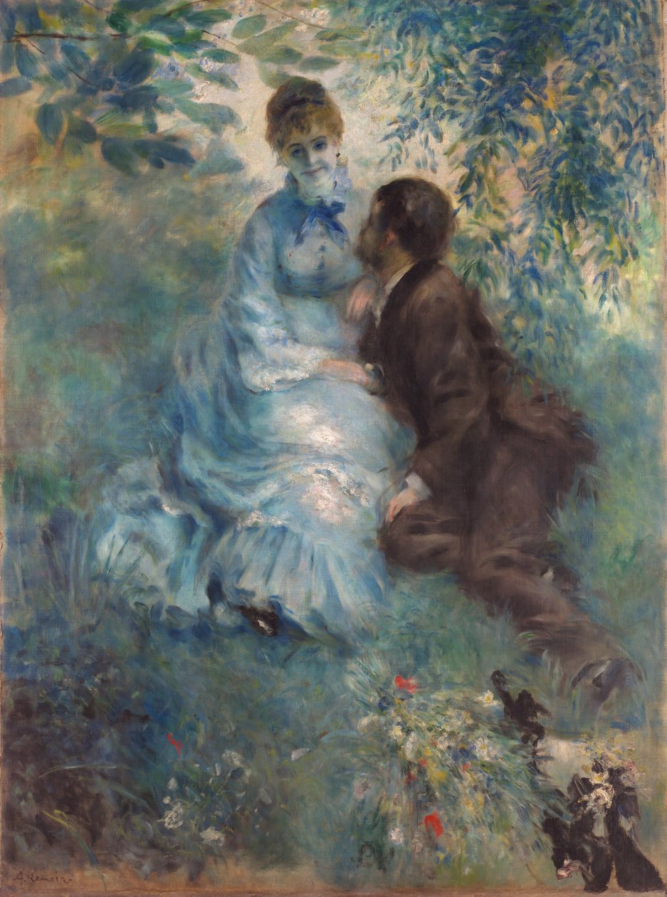 Szerelmesek idillje, 1875 alkotó: Pierre Auguste Renoir