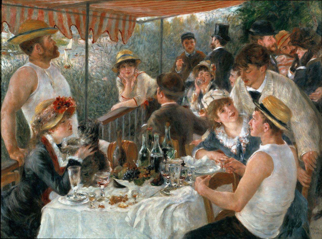 A hajósok ebédje alkotó: Pierre Auguste Renoir