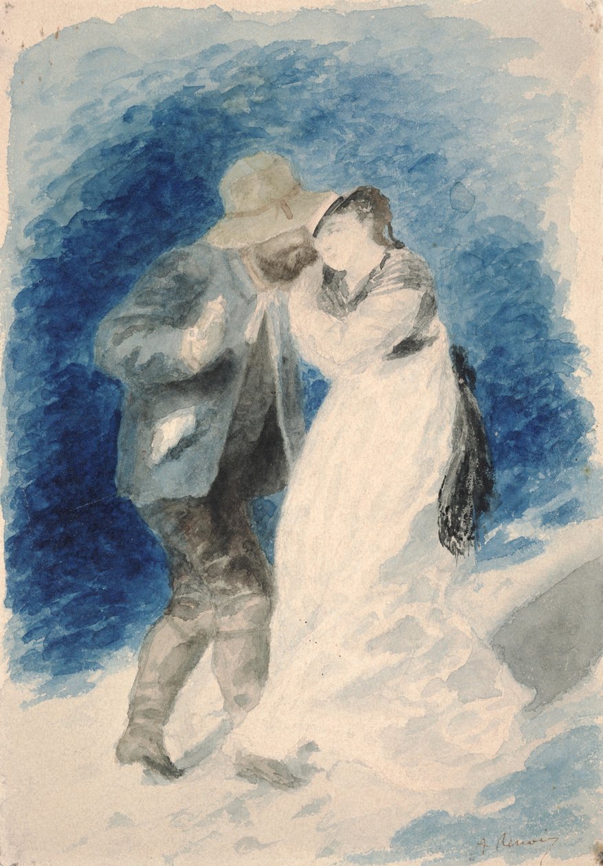 Mr. Jules Le Coeur és Ms. Clemence Trehot alkotó: Pierre Auguste Renoir