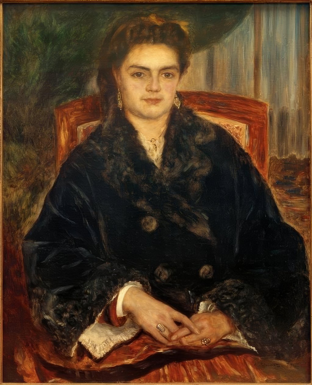 Edouard Bernier asszony alkotó: Pierre Auguste Renoir