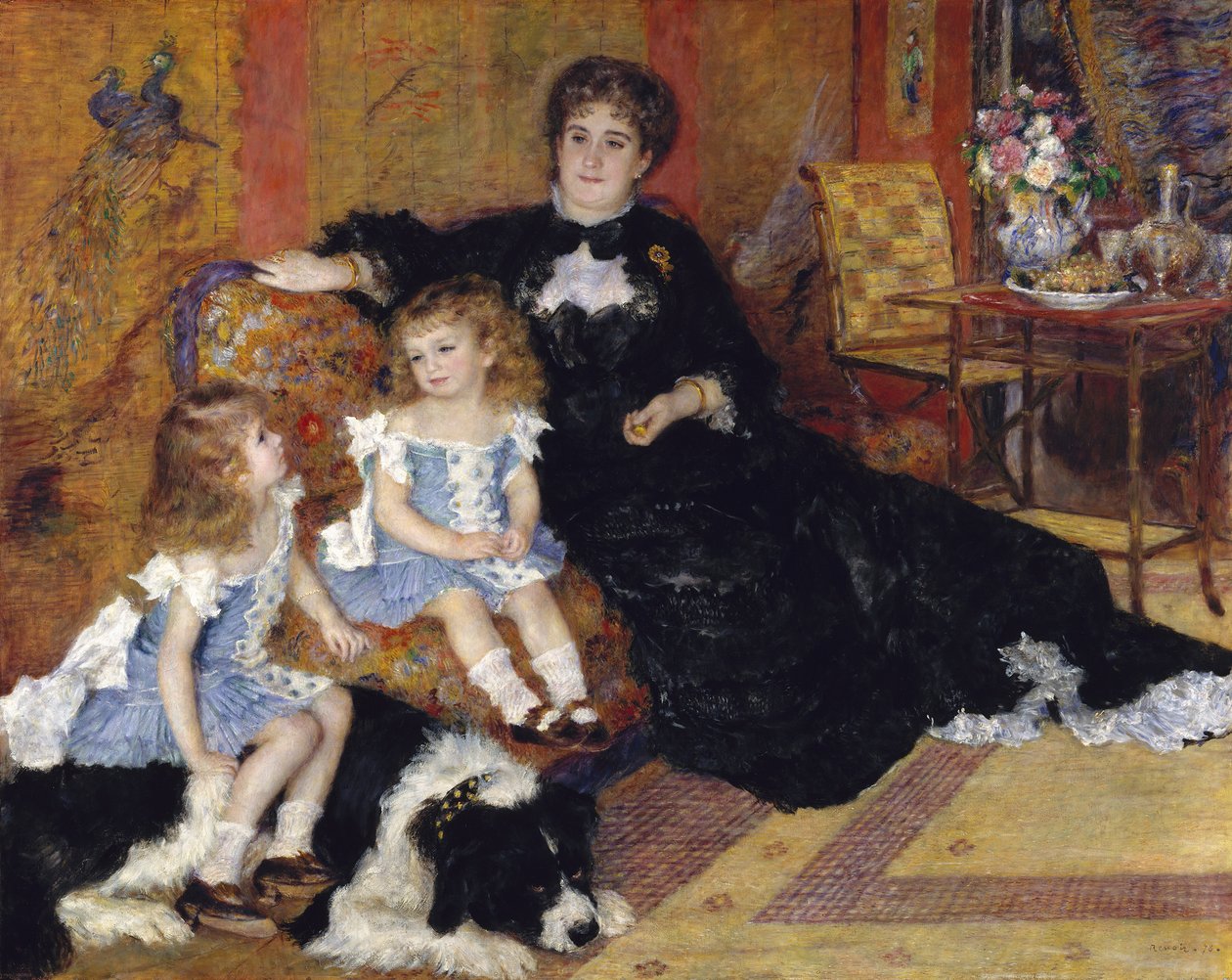 Madame Georges Charpentier Marguerite-Louise Lemonnier, 1848-1904..., 1878. alkotó: Pierre Auguste Renoir