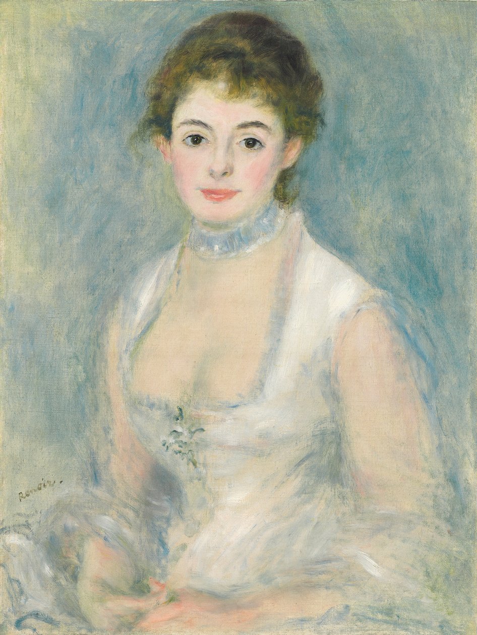 Madame Henriot, 1876 körül alkotó: Pierre Auguste Renoir