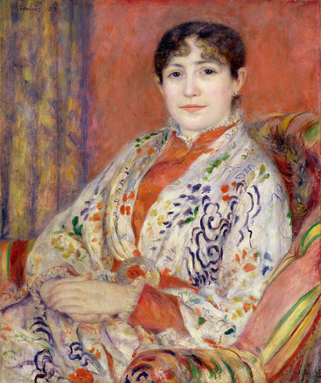Madame Heriot, 1882 alkotó: Pierre Auguste Renoir