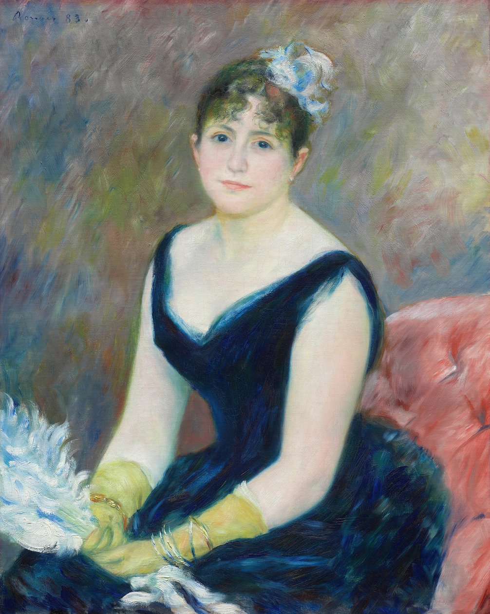 Madame Léon Clapisson, 1883. alkotó: Pierre Auguste Renoir