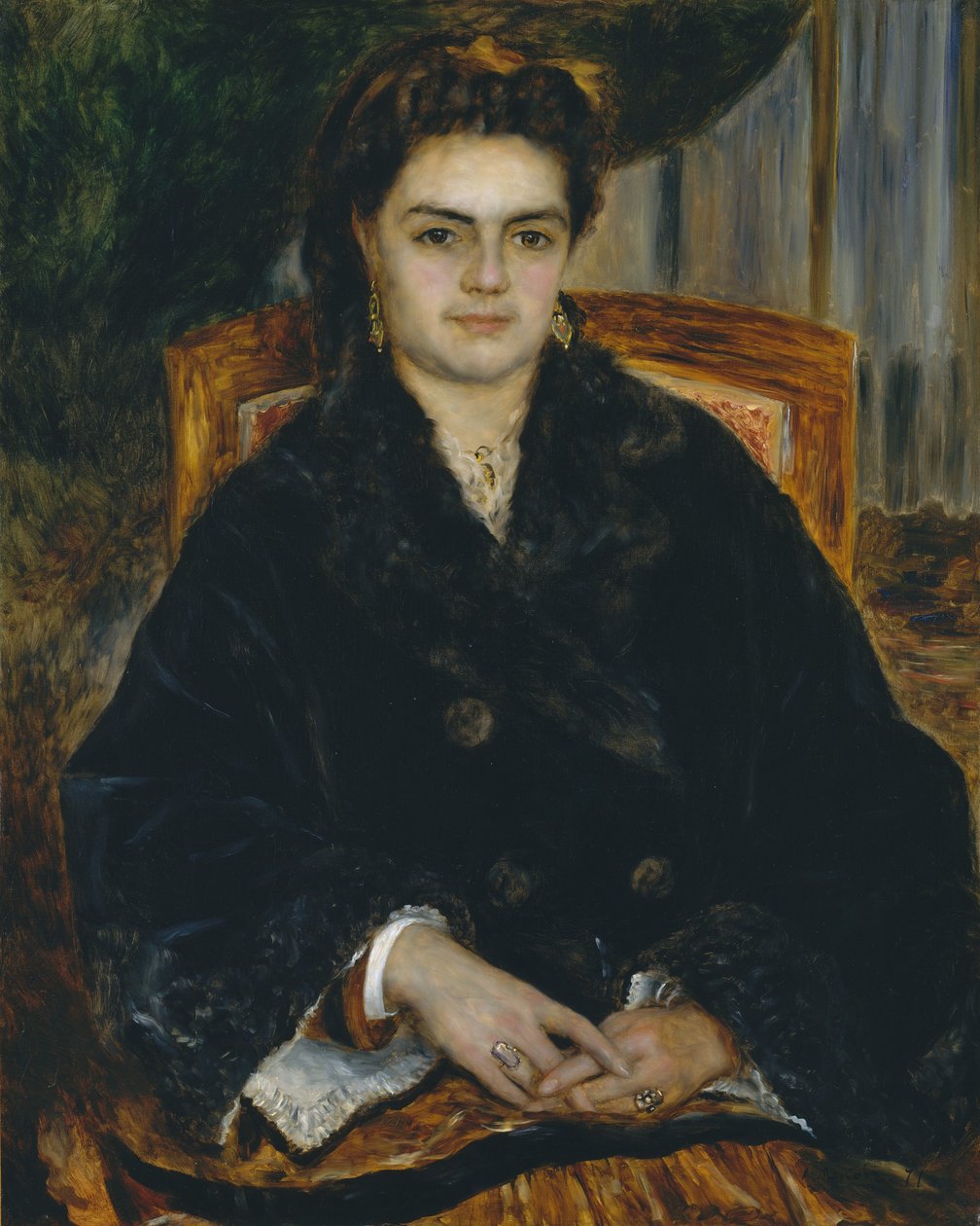 Madame Édouard Bernier Marie-Octavie-Stéphanie Laurens, 1838-1920, 1871. alkotó: Pierre Auguste Renoir