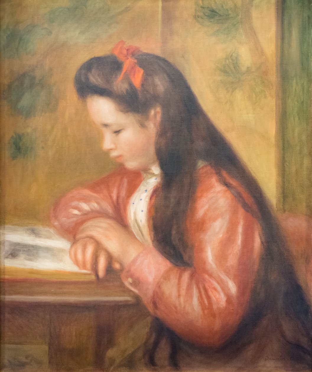 Mademoiselle Genevieve Caillebotte, a leendő Madame Chardeau, c. 1895 (olaj, vászon) alkotó: Pierre Auguste Renoir