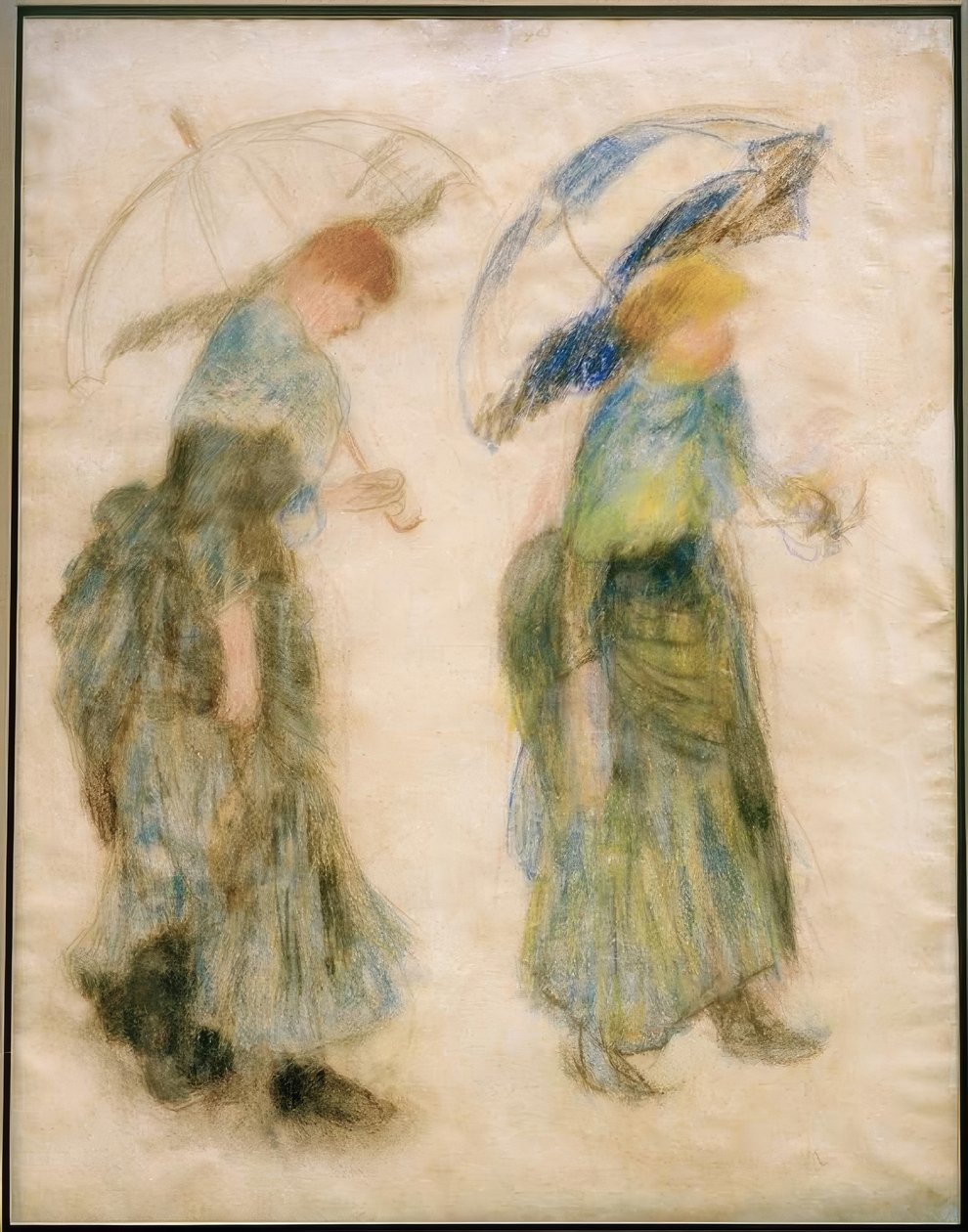 Lány esernyővel alkotó: Pierre Auguste Renoir
