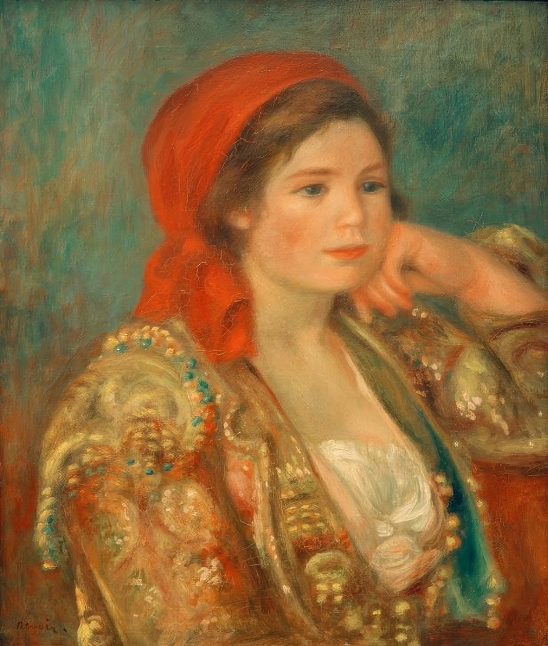 Lány spanyol kabátban alkotó: Pierre Auguste Renoir